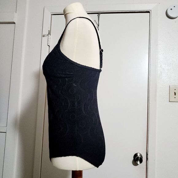 Catalina Black One Piece Swimsuit Size Large - Picture 3 of 10